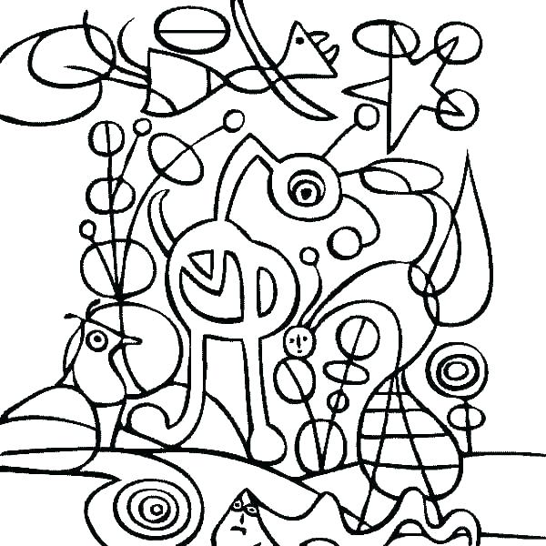 600x600 Famous Artists Coloring Pages Art Colouring Sheets