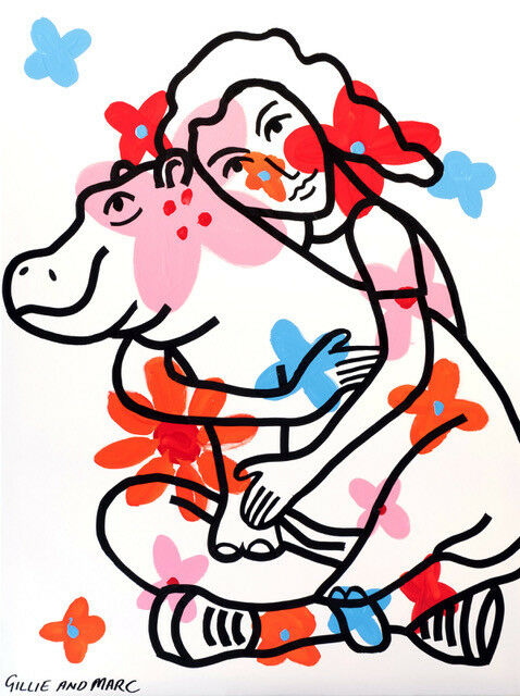 478x640 gillie and marc direct from artists authentic art print 'hippo