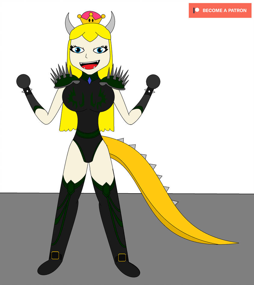 844x947 My First ' Bowsette ' Fan Drawing