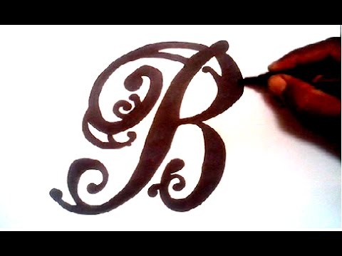 480x360 Drawing A Fancy Letter B