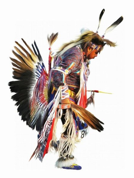 450x600 Native American Indian Dancer Paintings Fine Art America