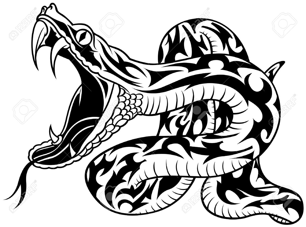 1300x965 Fangs Clipart Angry Snake