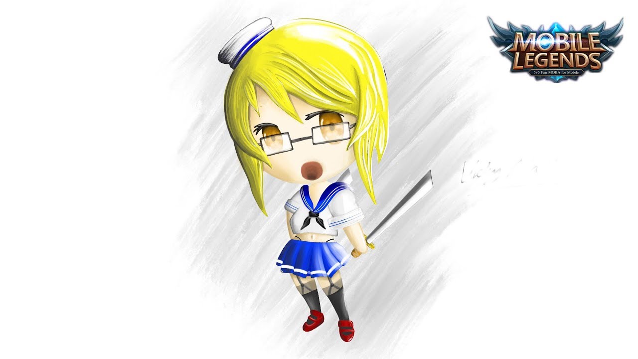 1280x720 Fanny Mobile Legend Drawing Speed Drawing Ipad Pro Procreate