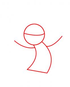 246x302 How To Draw Fantasia, Wizard Mickey, Step