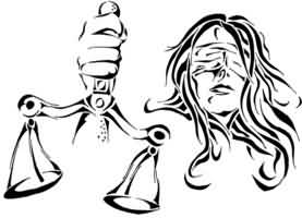 277x200 Fantastic Draw Justice Tattoo Design