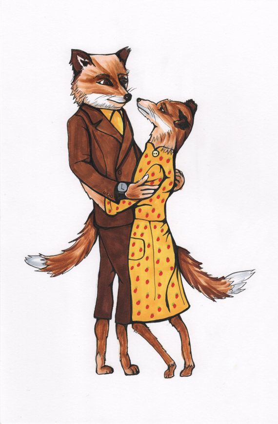 570x868 Mr And Mrs Fox, Fantastic Mr Fox