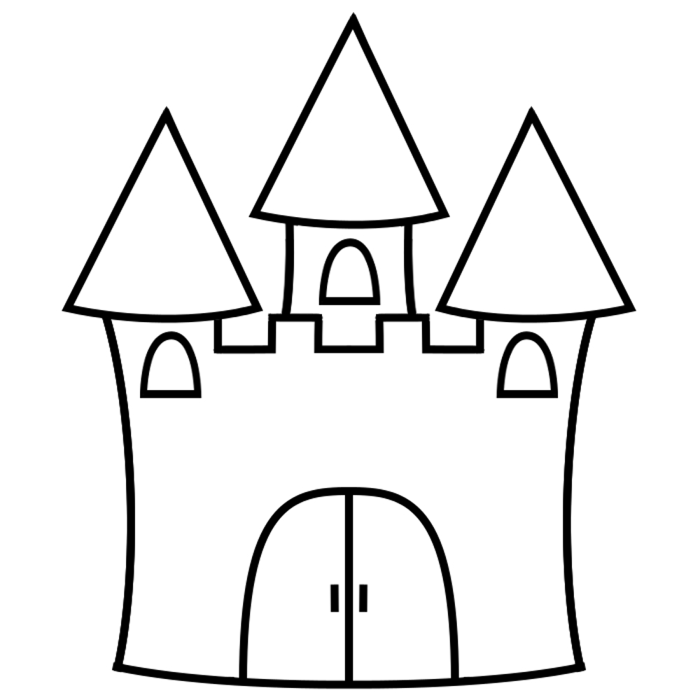 Fantasy Castle Drawing