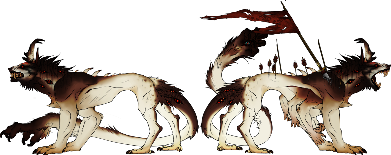 1280x510 Collection Of Free Wendigo Drawing Mythical Creature Download