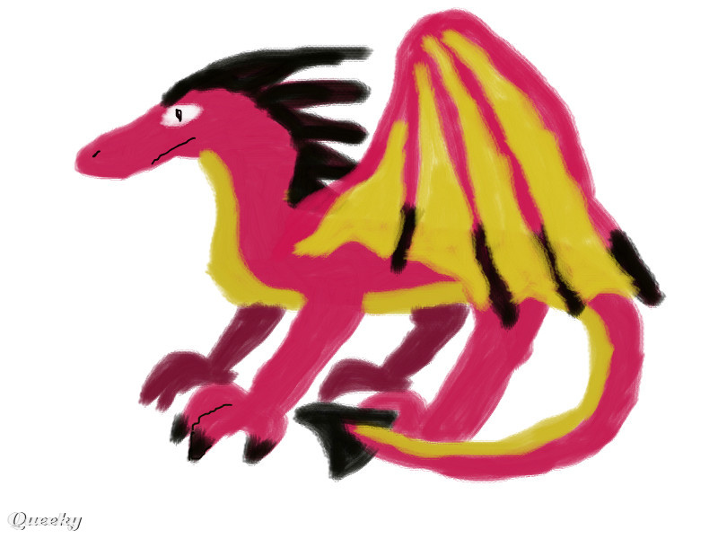 800x600 Dragon A Fantasy Speedpaint Drawing