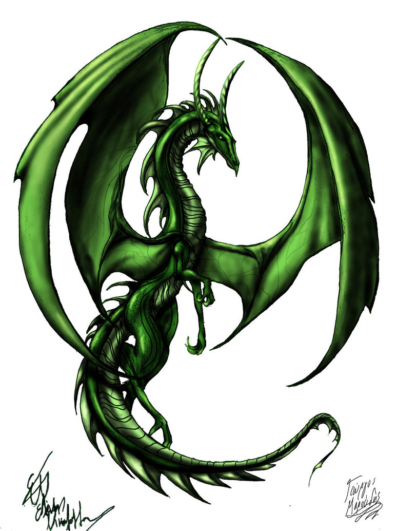 772x1034 Green Dragon Images Clip Art
