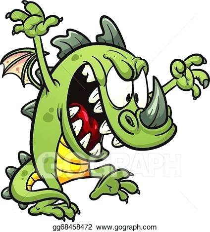 424x470 Cute Dragon Drawing