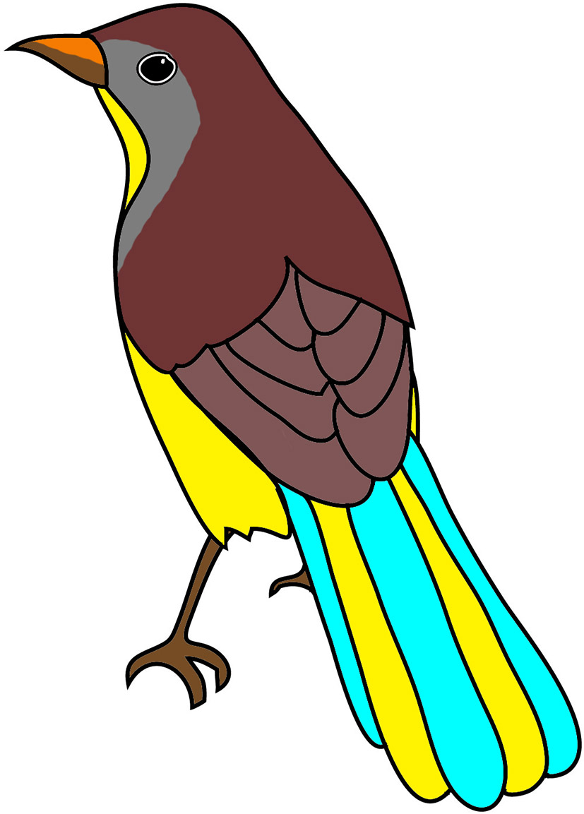 827x1153 Northern Mockingbird Fantasy Colored Clipartqueen's Blog