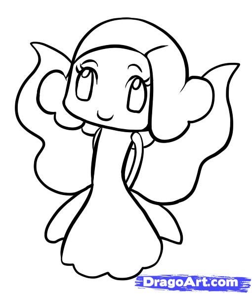 510x594 How To Draw A Simple Fairy, Step