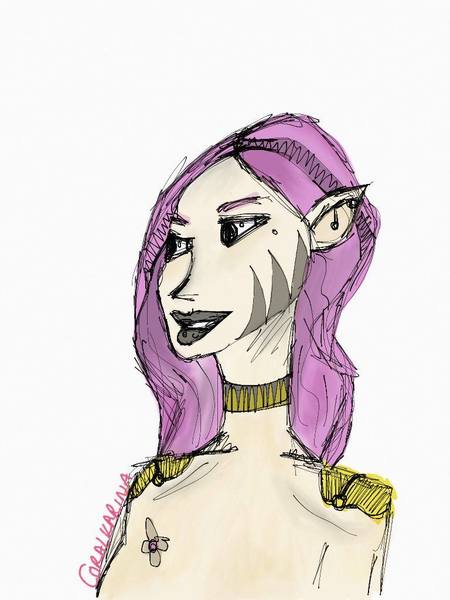 450x600 Fantasy Character Sketch