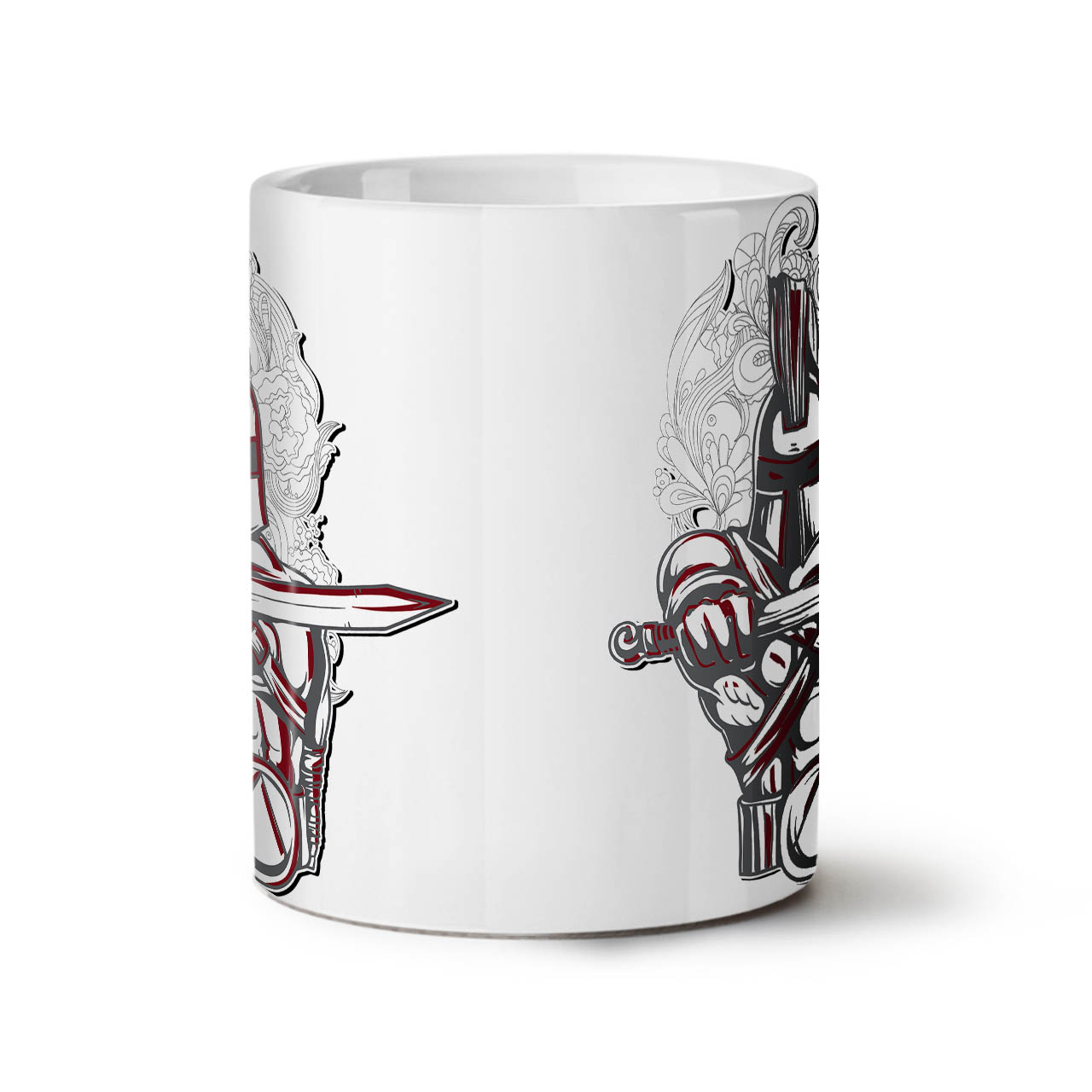 1280x1280 Knight Spartan Fantasy New Colour Changing Tea Coffee Mug Oz