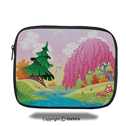 425x425 Tablet Sleeve Case,fantasy Landscape With Unusual