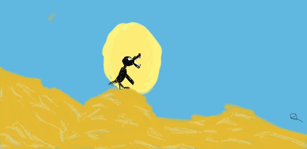 1200x583 Drawnwindow On Twitter A New Creature On The Way To The City