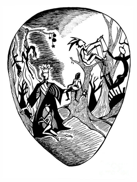 450x600 Fantasy Tree Drawings