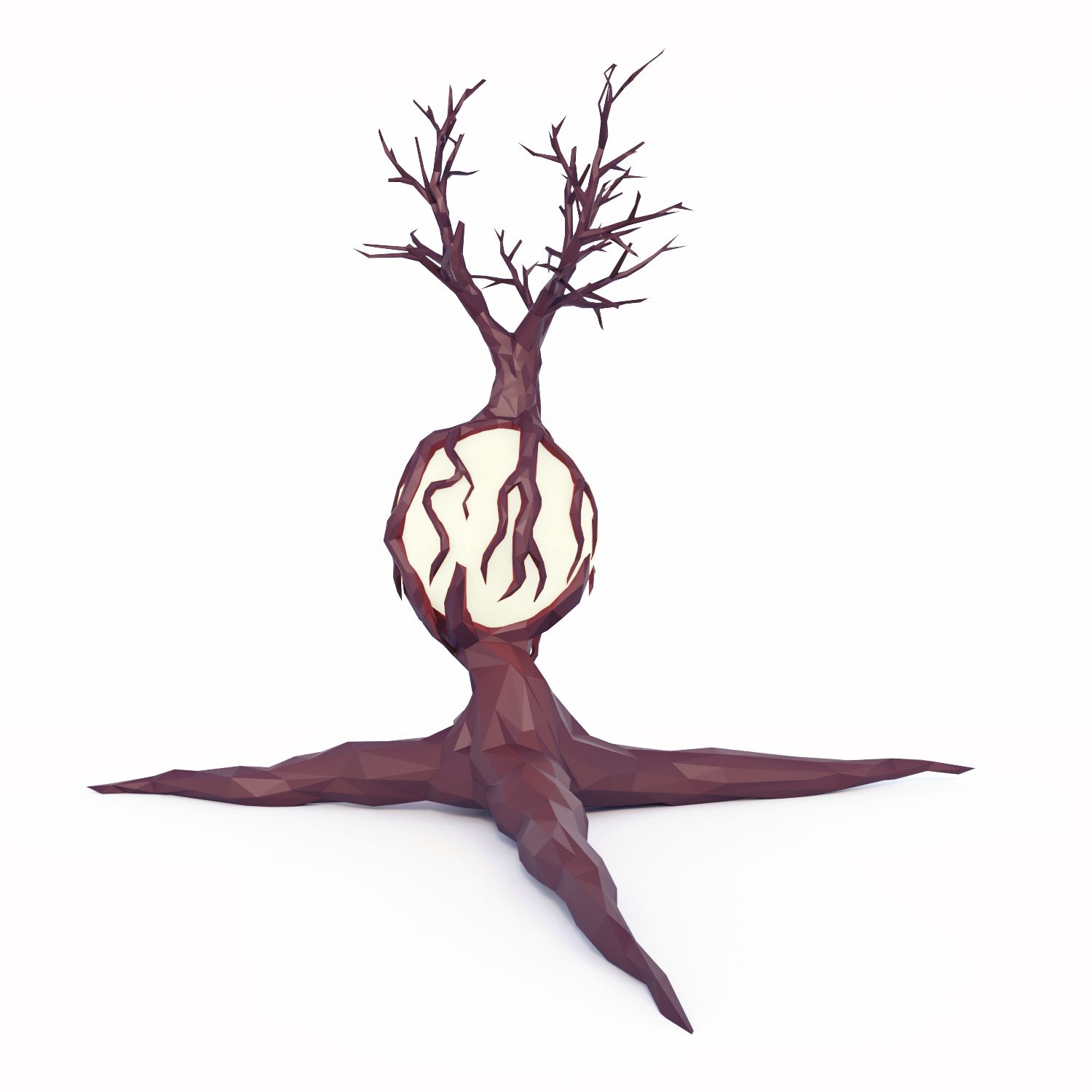 1500x1500 Fantasy Tree Low Poly