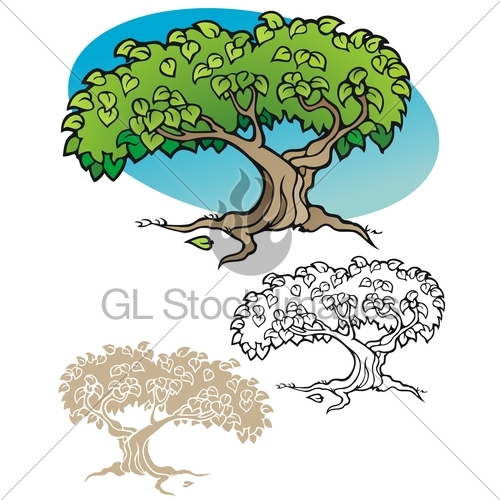 500x500 Fantasy Tree Gl Stock Images