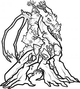 272x302 How To Draw An Earth Dragon, Brown Dragon, Step
