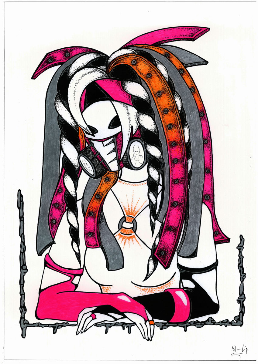 849x1200 Joconda Drawing