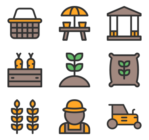 600x564 Farm Icons
