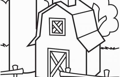 420x270 Free Farm Scene Coloring Pages Beautiful Coloring