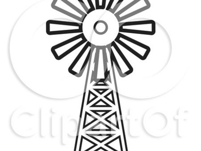 640x480 Drawn Windmill Clipart Farm
