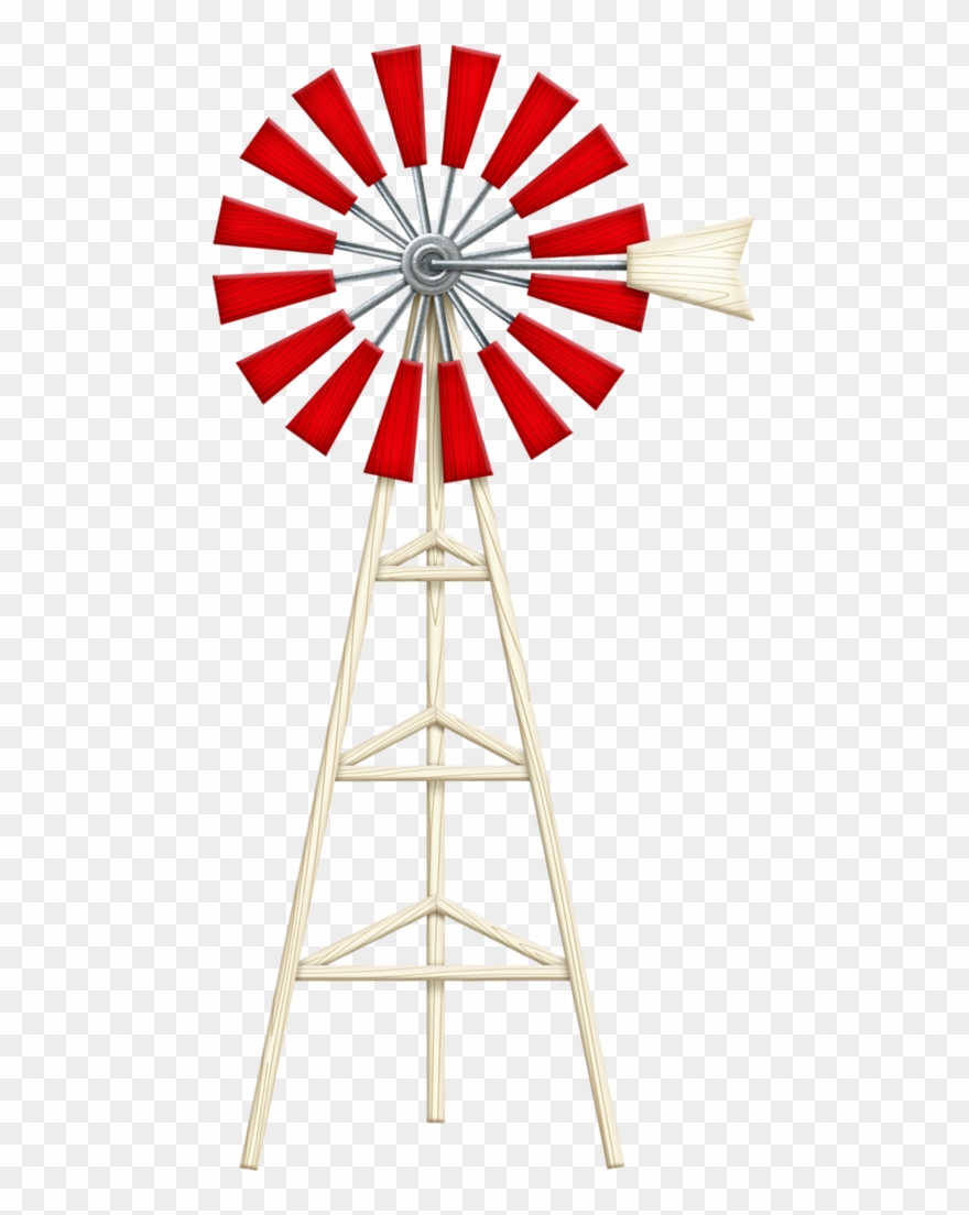 880x1104 Farm Clipart Windmill