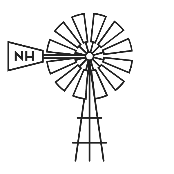 600x600 Windmill Drawing Free Download