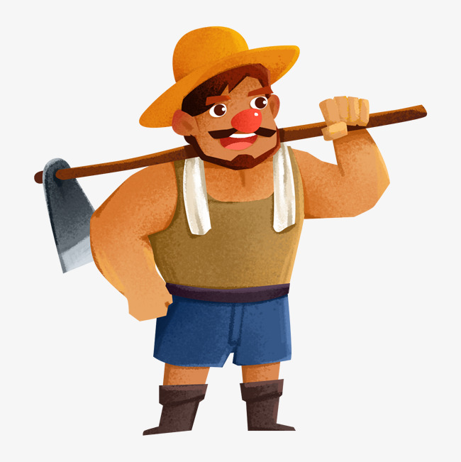 650x651 Farmer Hand Drawing Design Hat Image