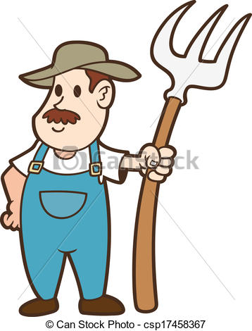 358x470 How To Draw A Cartoon Farmer