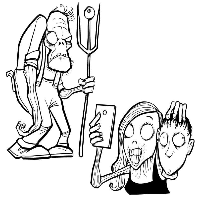 800x800 Farmer Drawing Free Download