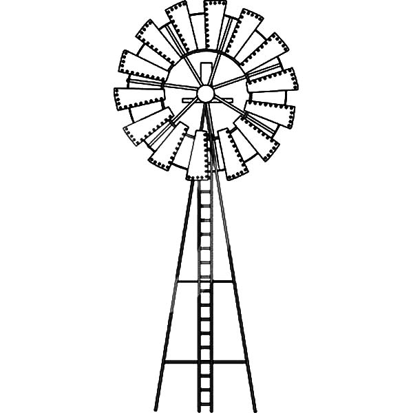 600x603 windmill drawing animal farm windmill for free download