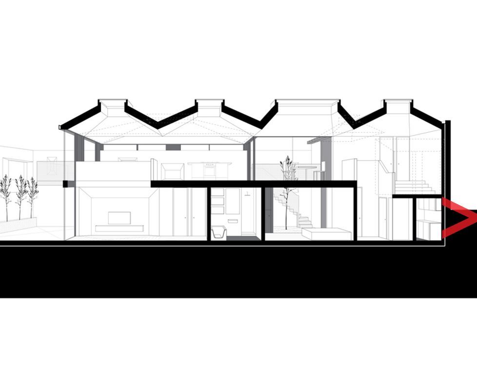978x762 Vppr Vaulted House Section Graphics Floor Plans, Diagram, Art