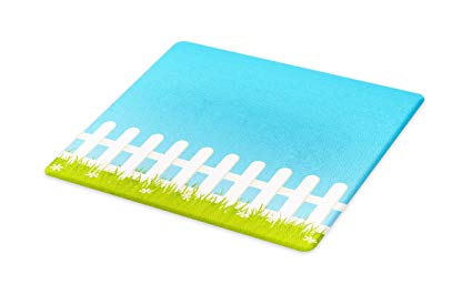 425x265 lunarable farmland cutting board, cute scenery drawing
