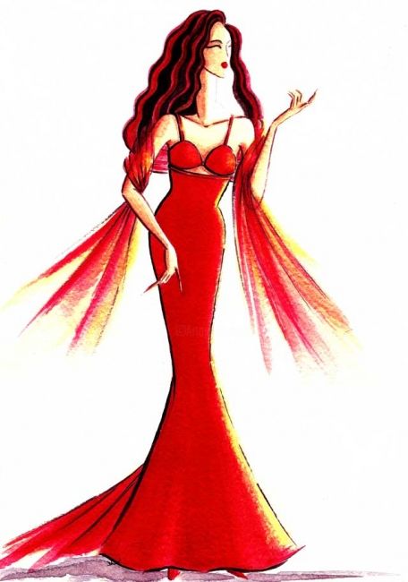 456x650 Gloria Drawing