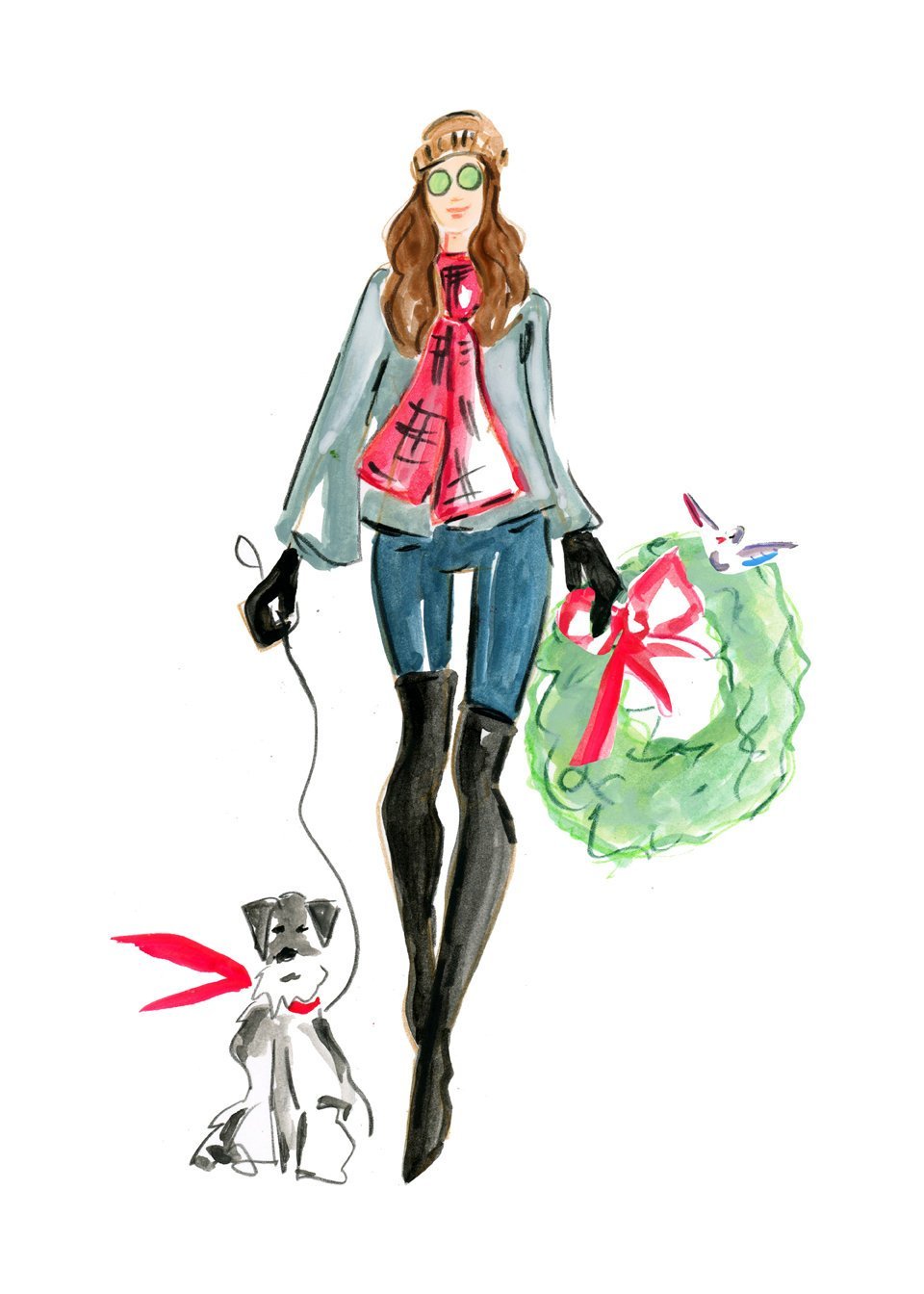 960x1344 Christmas Wreath