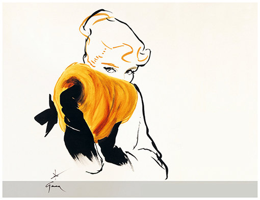 510x393 Dior Fashion Sketch Vintage Poster Art Print Arty Posters