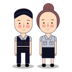 240x240 Illustration Of Kids Wearing Police Cop Costume Blue Fashion