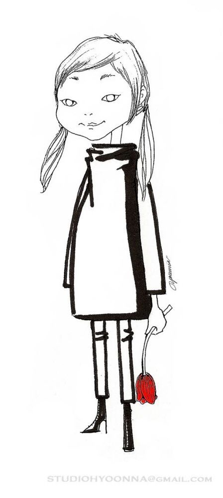 448x1000 Kids Fashion Illustration