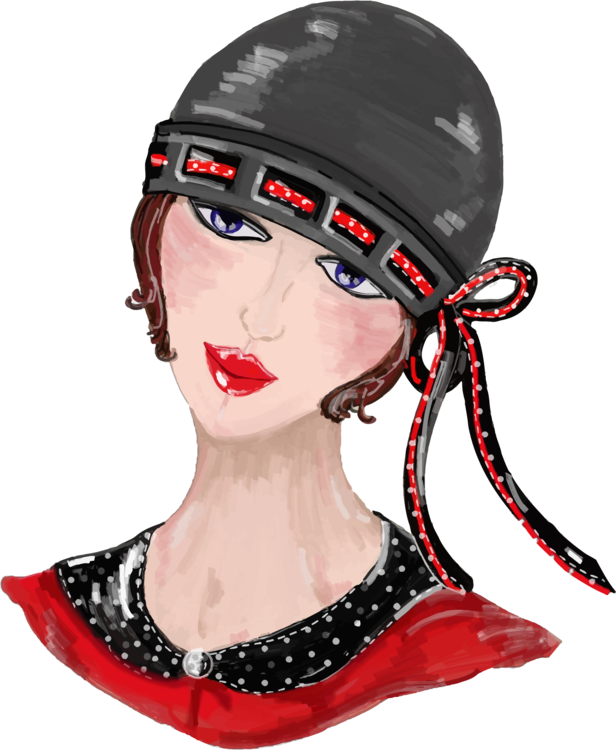 616x750 Female Fashion Illustration Portrait Woman Drawing Cc0