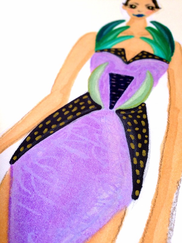 600x800 Fashion Illustration Underwater Collection On Scad Portfolios