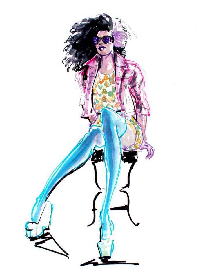 714x960 markerwatercolor rendering miguel angel reyes fashion