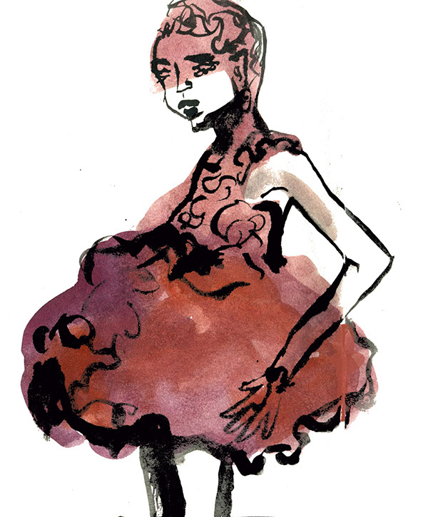 600x725 Fashion Sketches On Sva Portfolios