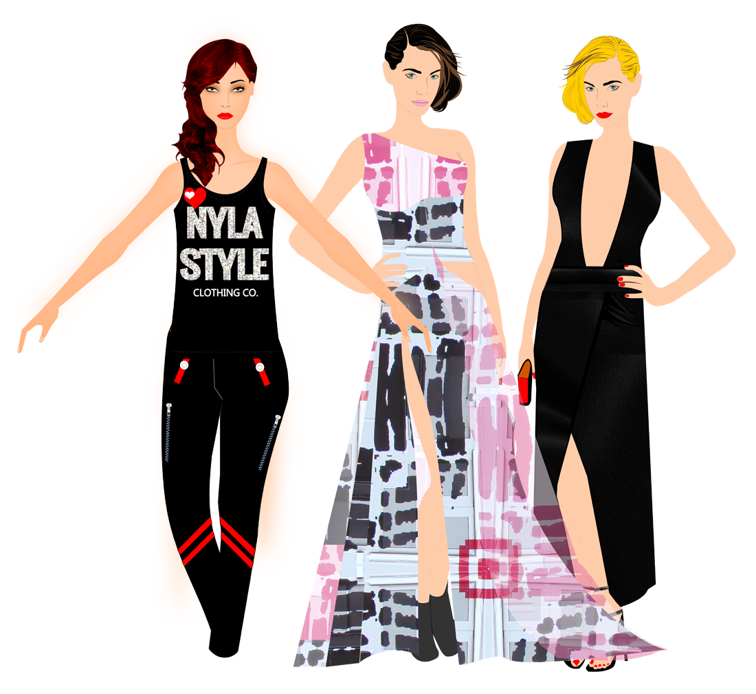 1100x1010 Fashion Sketch Examples