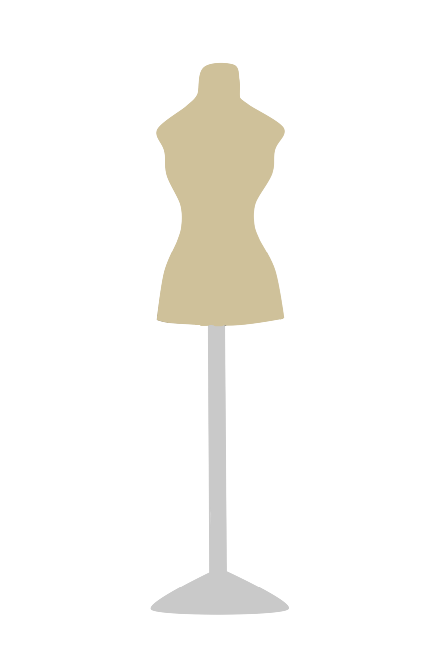 900x1350 Mannequin Template For Fashion Design
