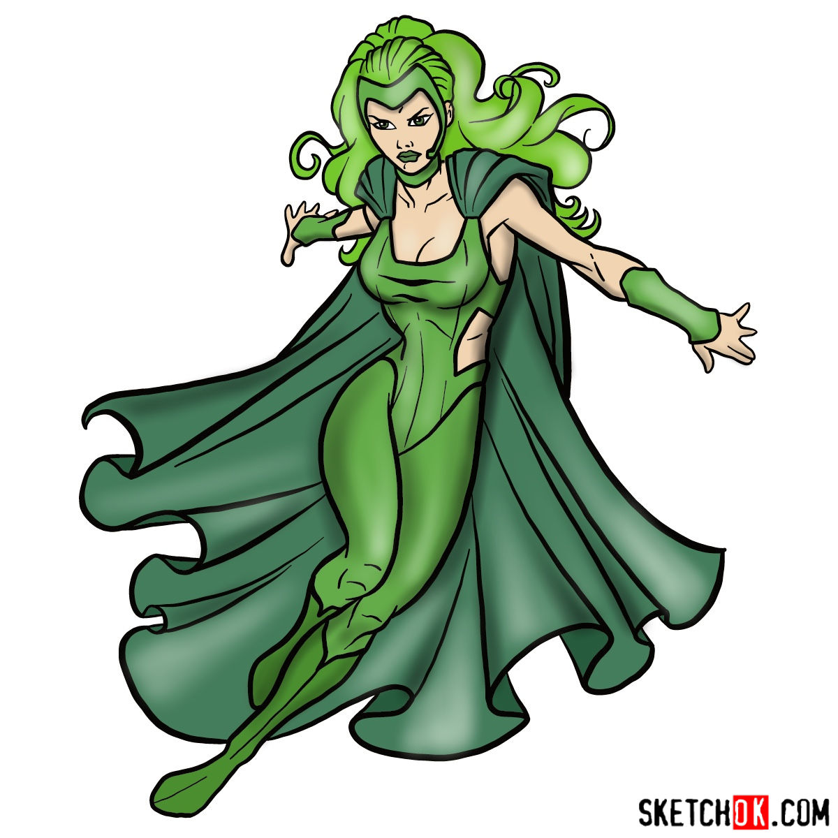 1200x1200 How To Draw Polaris Mutant From X Men