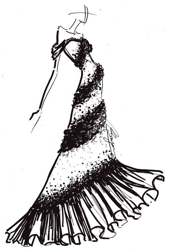 600x876 Fashion Sketch